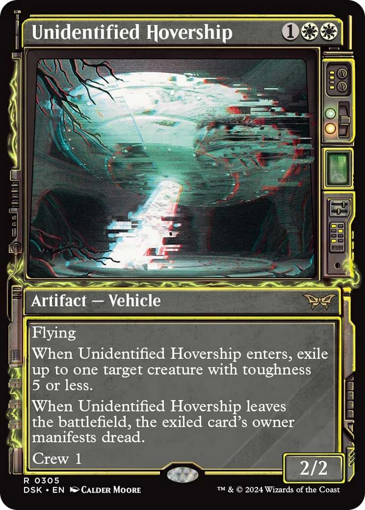 Magic: The Gathering - Unidentified Hovership (Showcase) [DSK - 305]