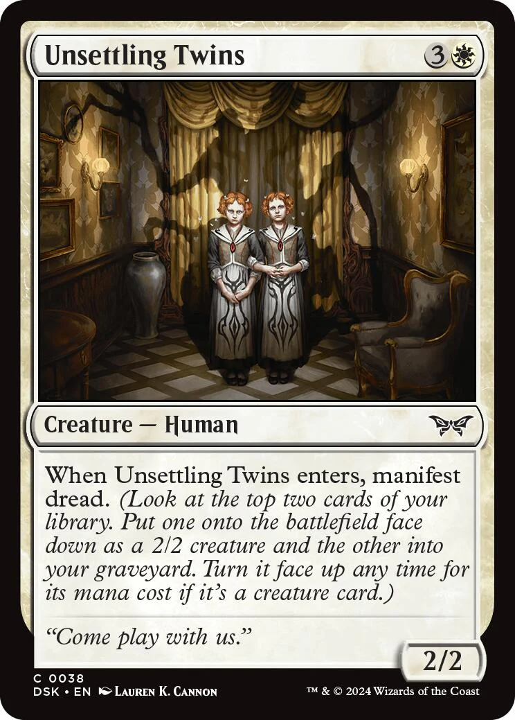 Magic: The Gathering - Unsettling Twins [DSK - 38]