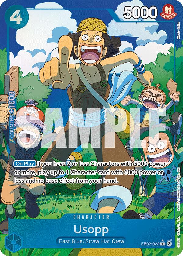One Piece Card Game: Usopp (Alternate Art) [EB-02 - EB02-022]