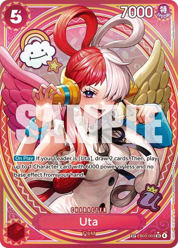 One Piece Card Game: Uta (003) (SP) [EB-03 - EB03-003]