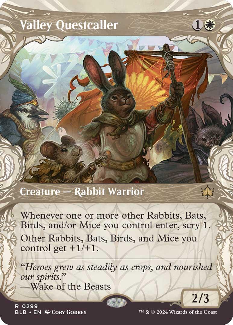 Magic: The Gathering -  Valley Questcaller (Showcase) [BLB - 299]
