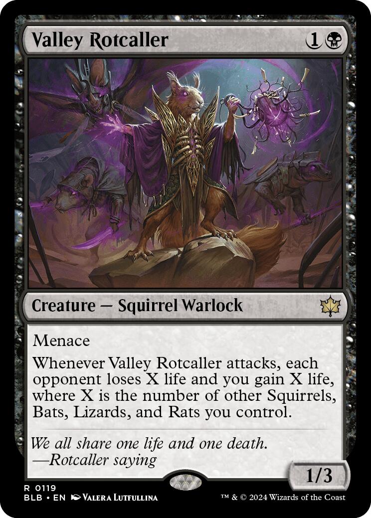 Magic: The Gathering -  Valley Rotcaller [BLB - 119]