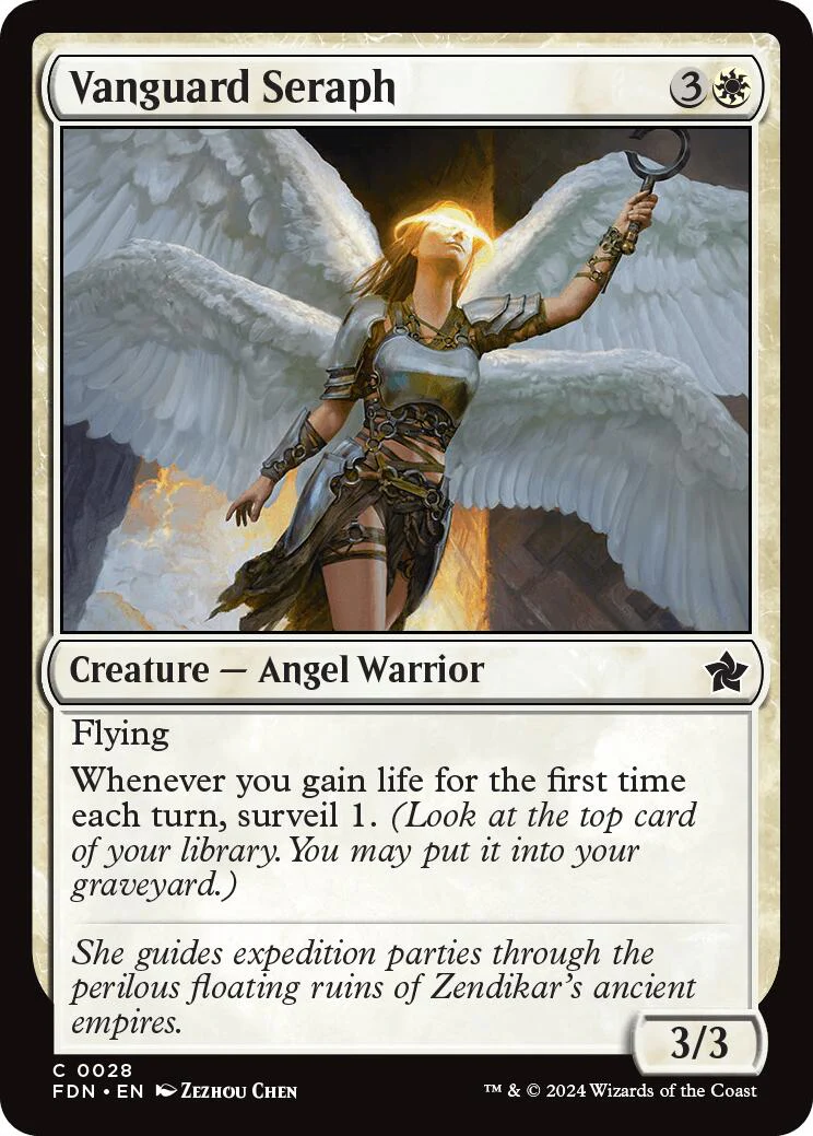 Magic: The Gathering - Vanguard Seraph [FDN - 28]