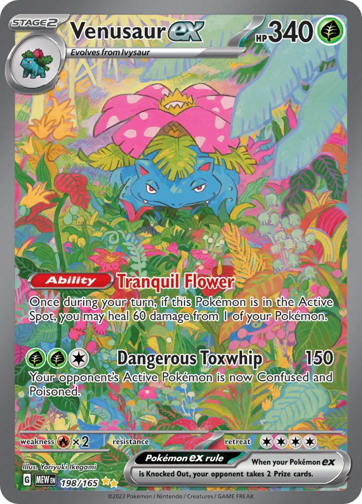 Pokemon TCG: Venusaur ex - 198/165 [MEW - 198/165]