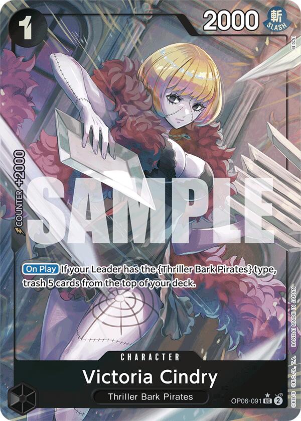 One Piece Card Game: Victoria Cindry (Full Art) [PRB-01 - OP06-091]