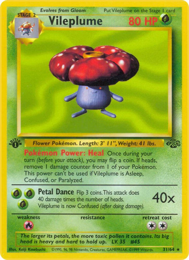 Pokemon TCG: Vileplume (31) [JU - 31/64]