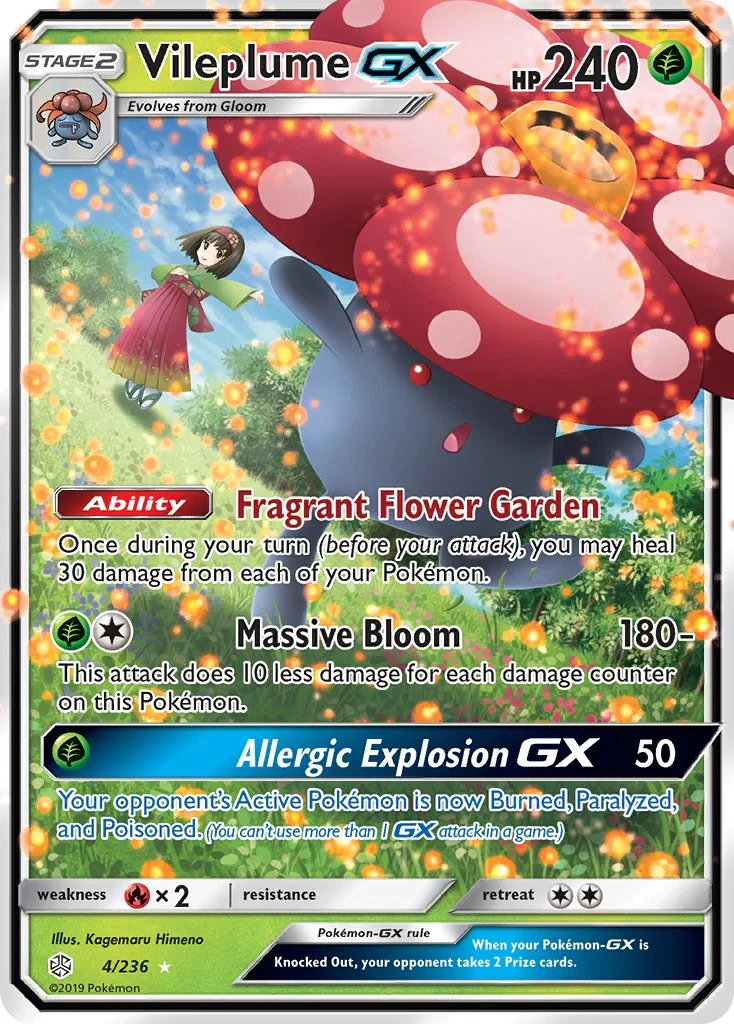 Pokemon TCG: Vileplume GX [SM12 - 4/236]