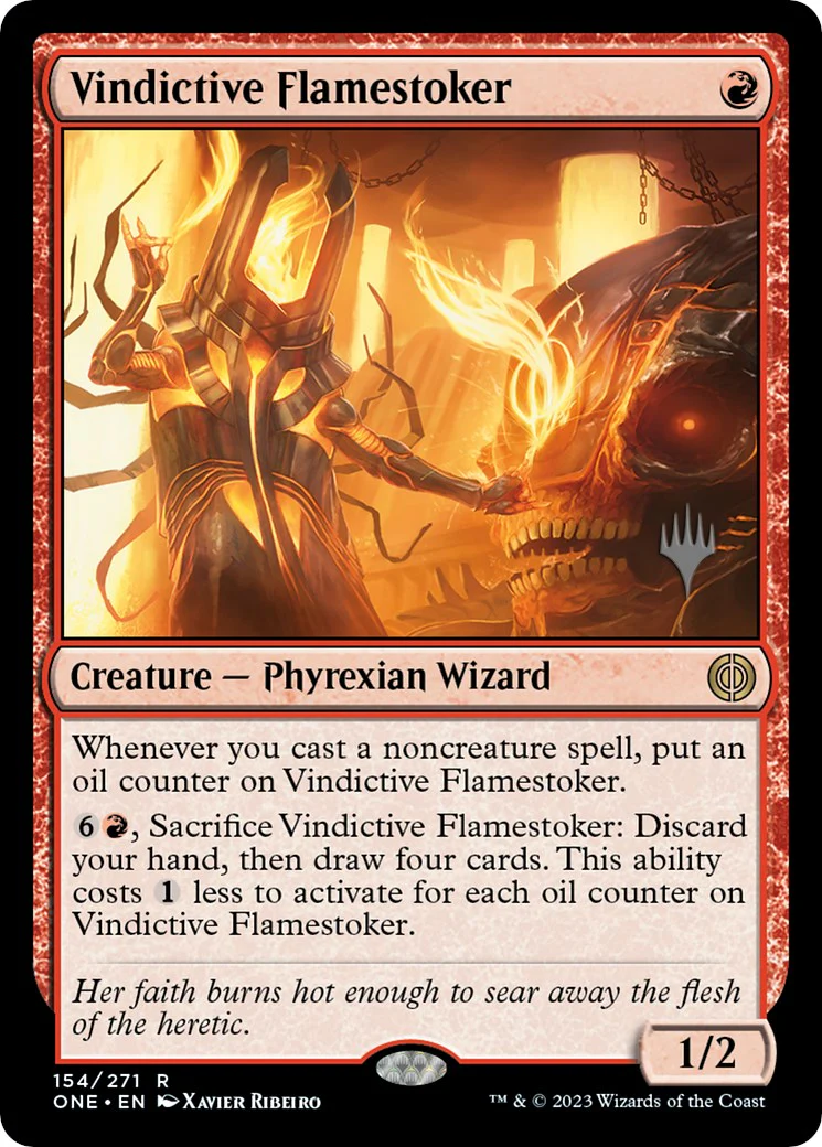 Magic: The Gathering - Vindictive Flamestoker [PPONE - 154]