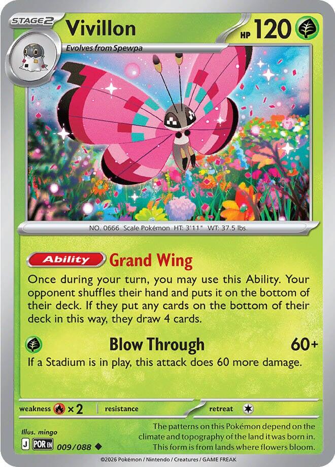 Pokemon TCG: Vivillon [ME03 - 009/088]