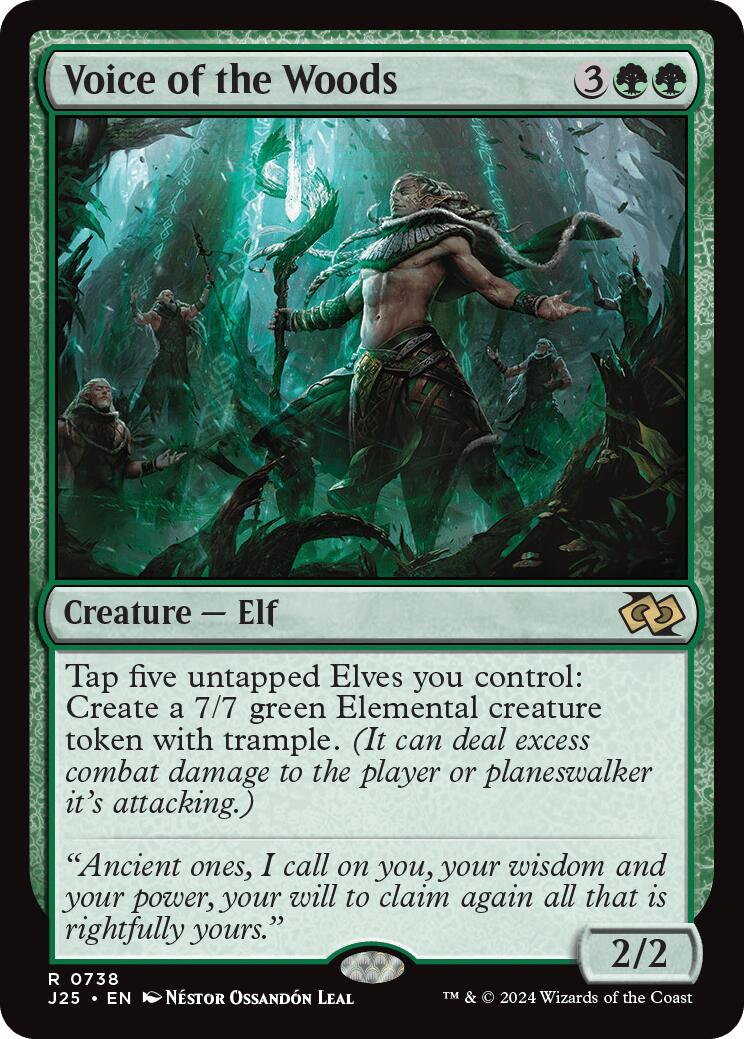 Magic: The Gathering -  Voice of the Woods [J25 - 738]