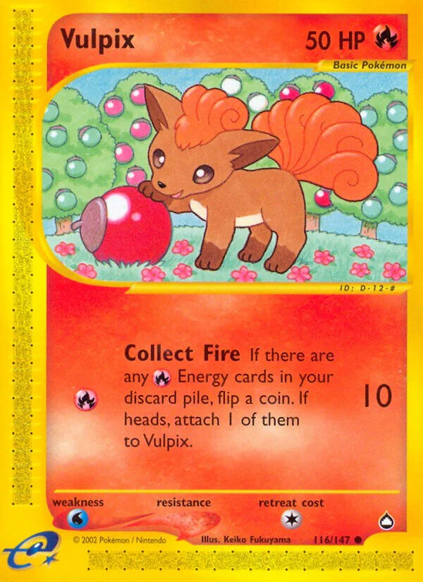 Pokemon TCG: Vulpix [AQ - 116/147]