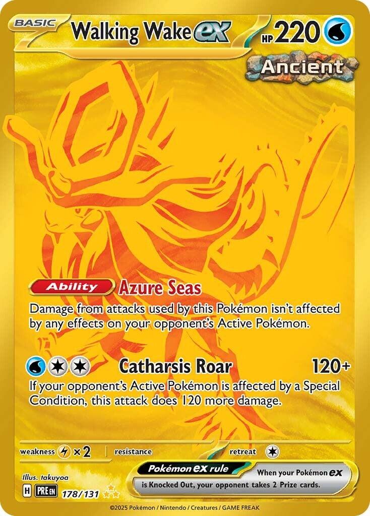 Pokemon TCG: Walking Wake ex [PRE - 178/131]