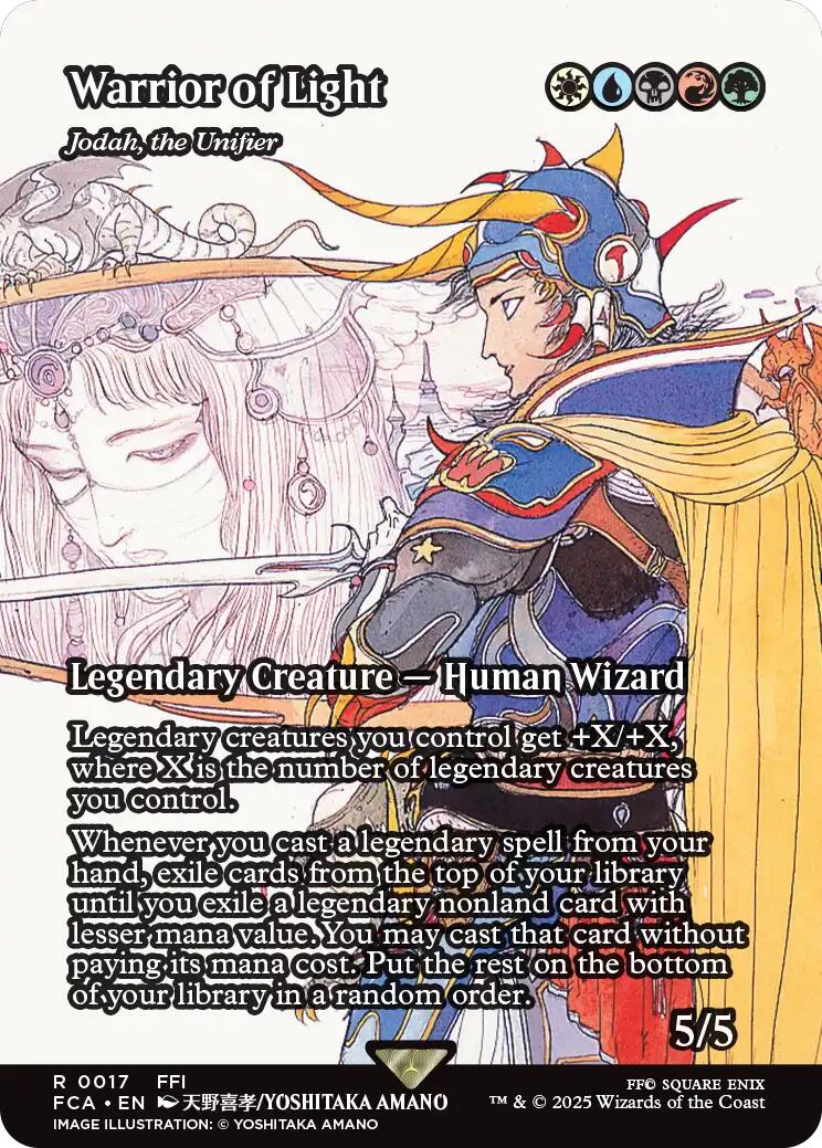 Magic: The Gathering - Warrior of Light - Jodah, the Unifier (Showcase) [FCA - 17]
