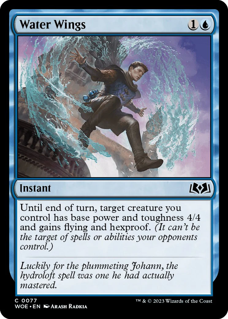 Magic: The Gathering - Water Wings [WOE - 77]