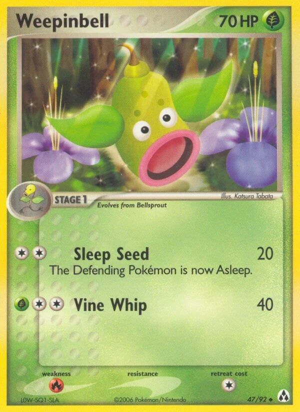 Pokemon TCG: Weepinbell [LM - 47/92]