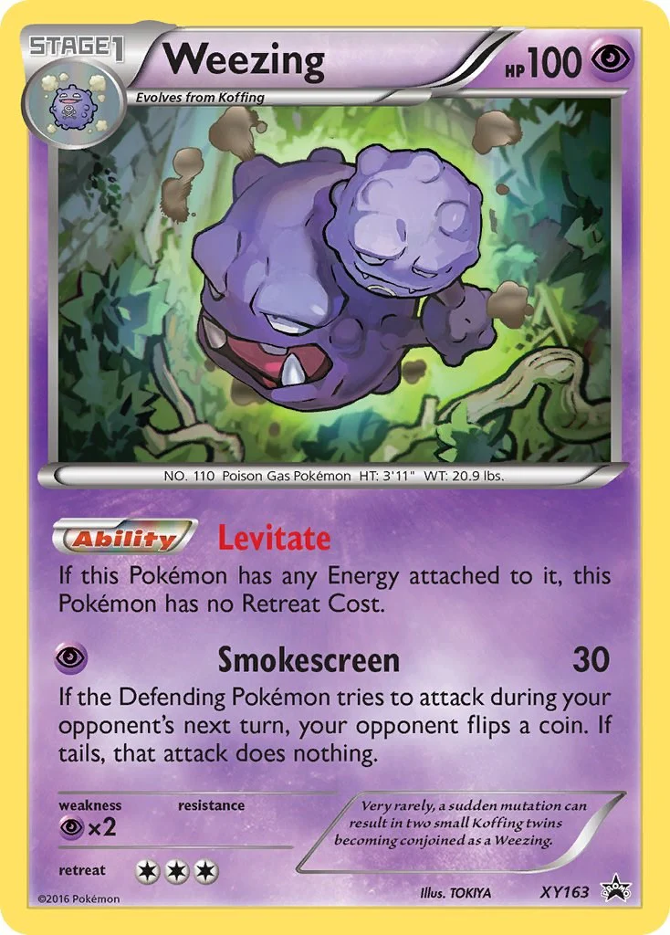 Pokemon TCG: Weezing - XY163 [PR - XY163]