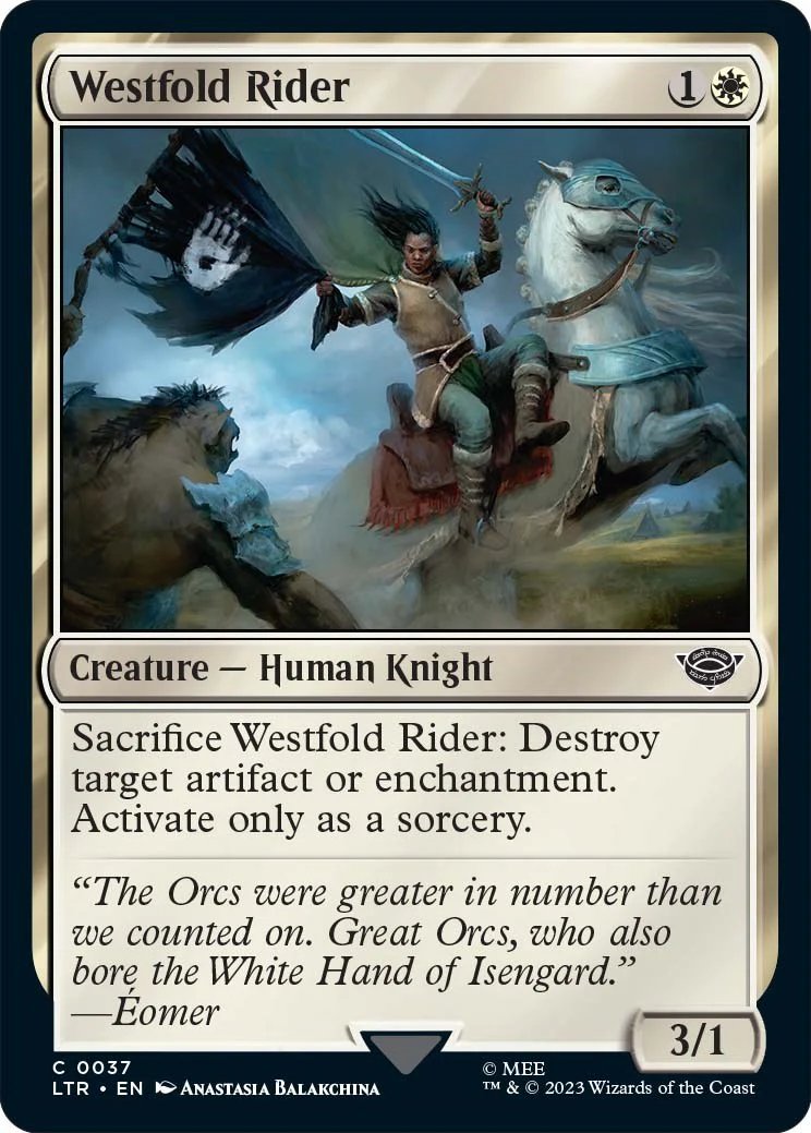 Magic: The Gathering - Westfold Rider [LTR - 37]