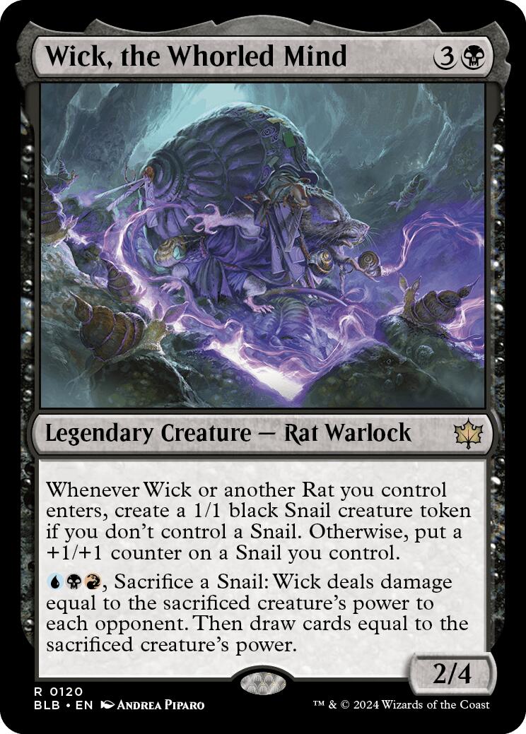 Magic: The Gathering -  Wick, the Whorled Mind [BLB - 120]