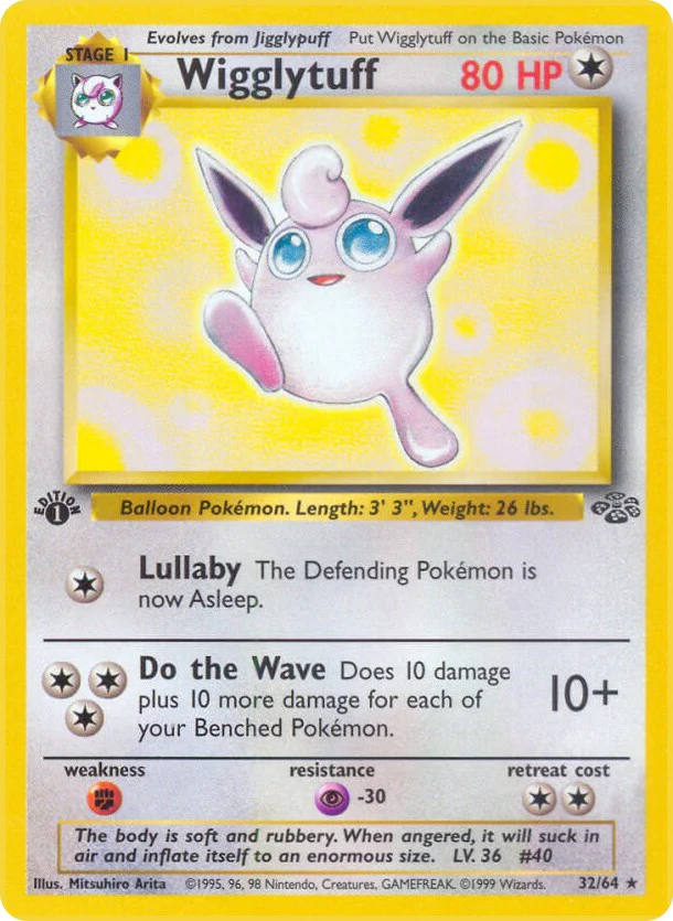 Pokemon TCG: Wigglytuff (32) [JU - 32/64]