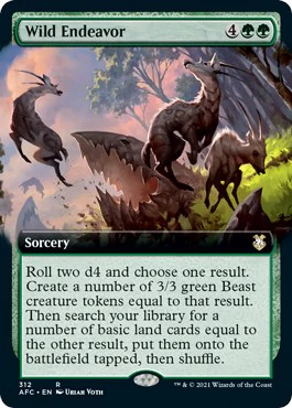 Magic: The Gathering - Wild Endeavor (Extended Art) [AFC - 312]