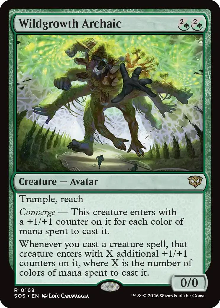 Magic: The Gathering - Wildgrowth Archaic [SOS - 168]