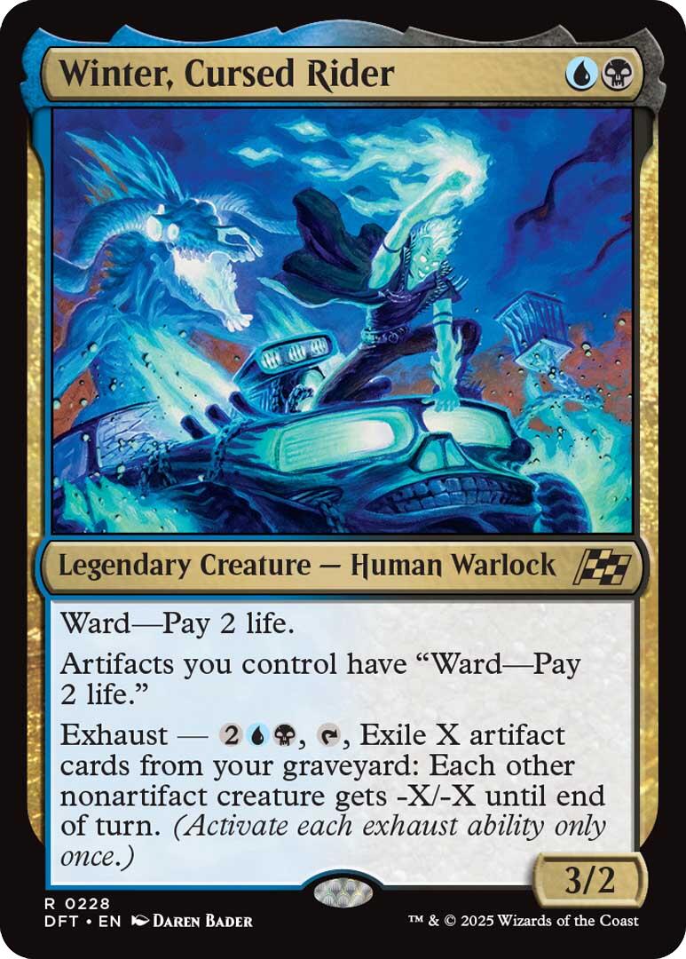 Magic: The Gathering - Winter, Cursed Rider [DFT - 228]