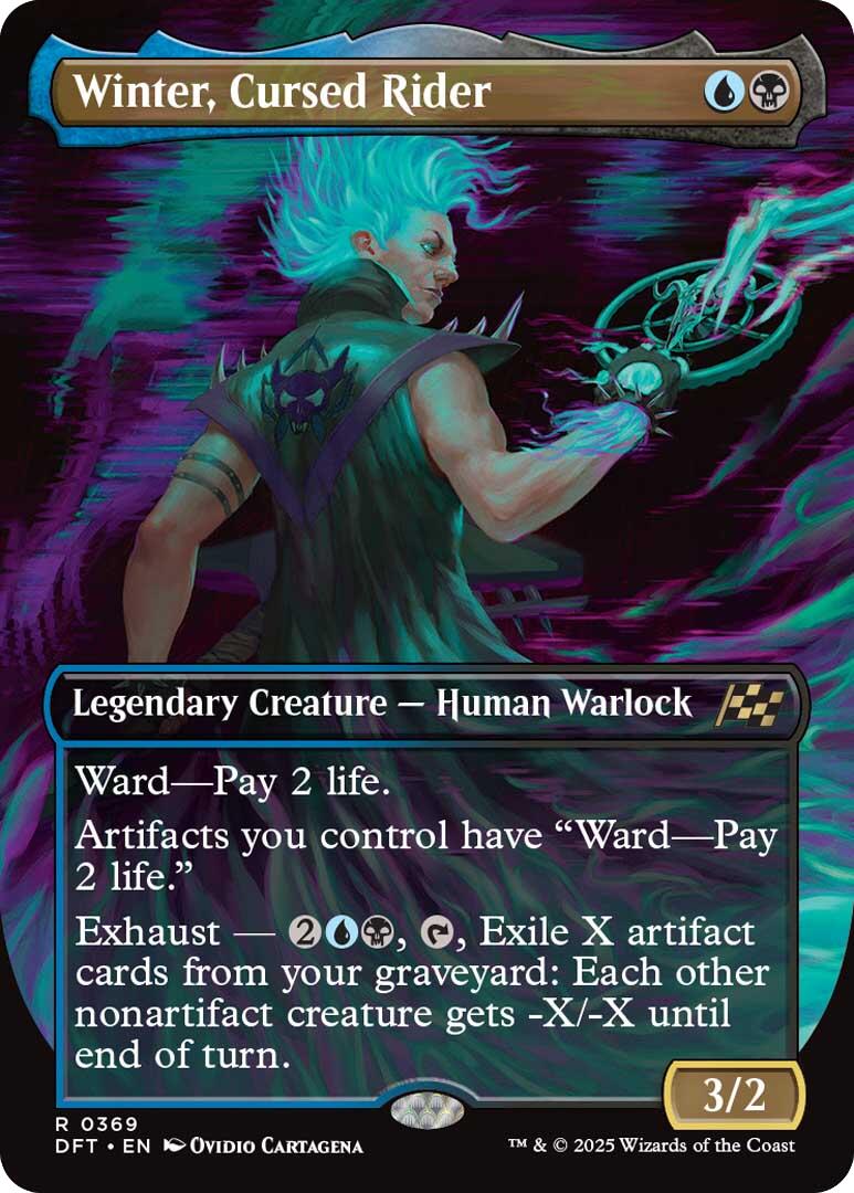 Magic: The Gathering - Winter, Cursed Rider (Borderless) [DFT - 369]