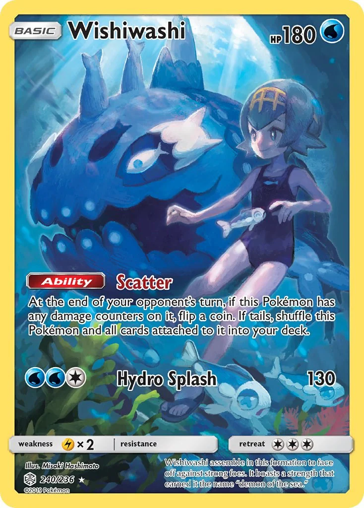 Pokemon TCG: Wishiwashi (Secret) [SM12 - 240/236]