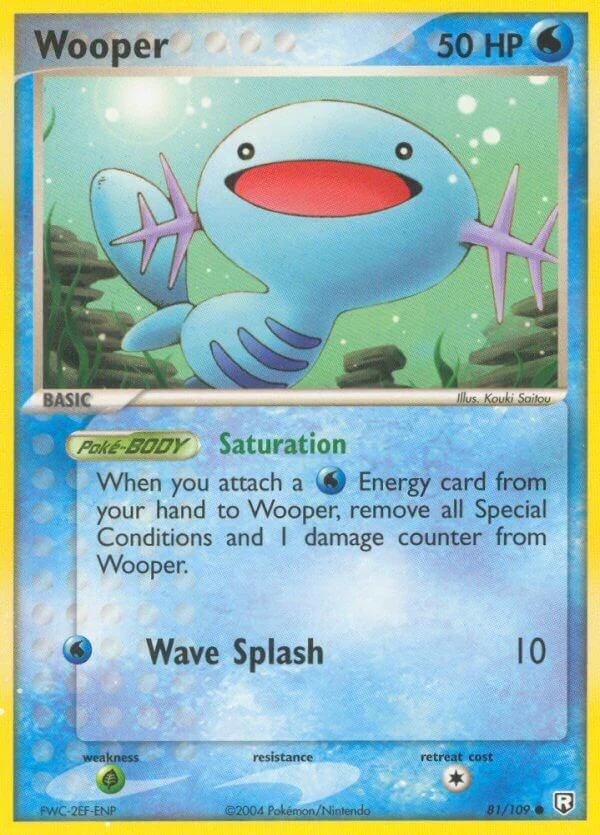 Pokemon TCG: Wooper [RR - 81/109]