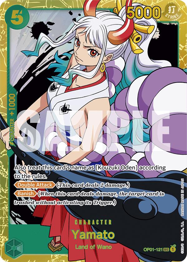 One Piece Card Game: Yamato (OP01-121) (Reprint) [PRB-01 - OP01-121]
