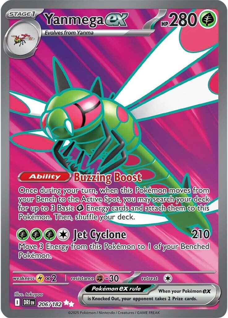 Pokemon TCG: Yanmega ex - 206/182 [DRI - 206/182]