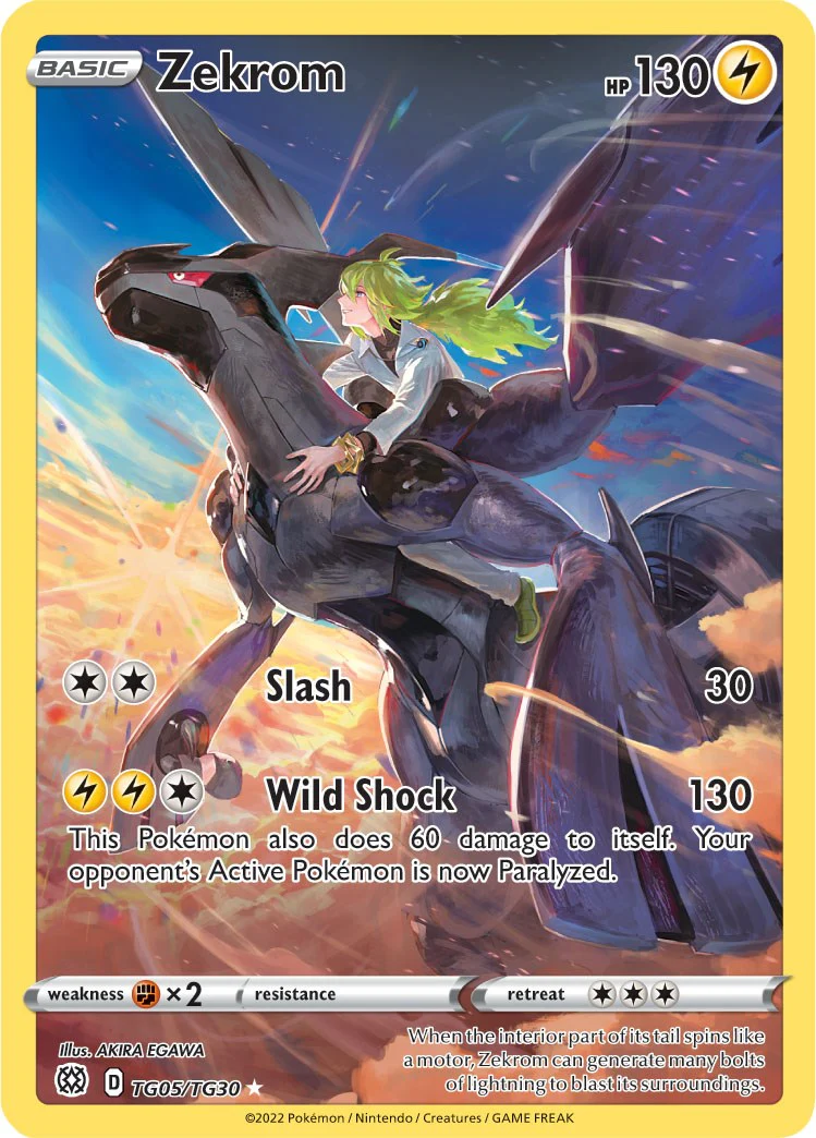 Pokemon TCG: Zekrom [SWSH09:TG - TG05/TG30]