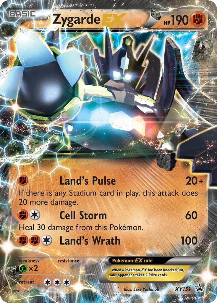 Pokemon TCG: Zygarde EX (Shiny) [PR - XY151]